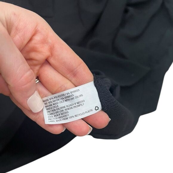 Ava & Viv Black Textured Blouse 1X - Picture 4 of 4